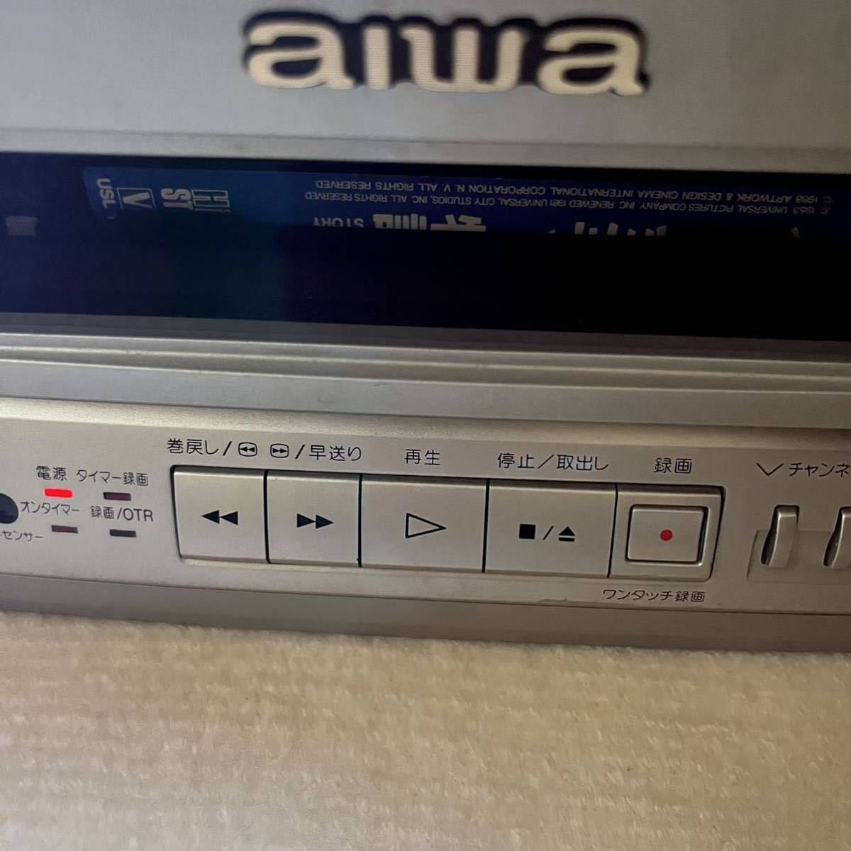 【ジャンク品】aiwa 14型 テレビデオ VX-T14SX5 ※ビデオテープ取り出し不可、音声出力不可 横430mm×高さ380mm×奥行350mm_画像10