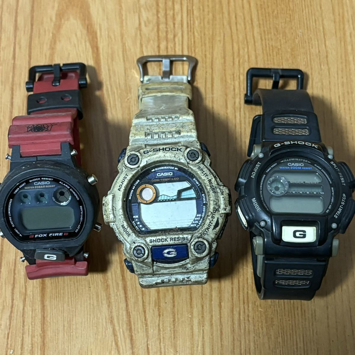 中古◆ジャンク腕時計◆CASIO(カシオ)G-SHOCK◆5個まとめて◆アナデジ/他◆アンティーク◆コレクション◆ZR0230_画像4