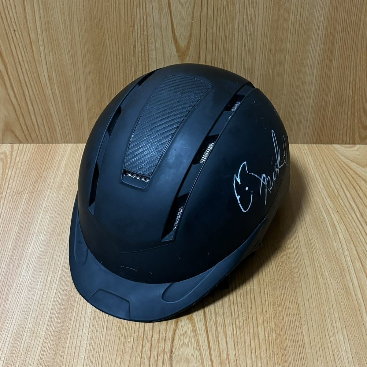 中古◆乗馬用 ヘルメット◆SNOWBEE◆COOLMAX◆M/L 57-61◆馬具◆スポーツ◆乗馬◆馬術用品◆現状品◆HK0202_画像1