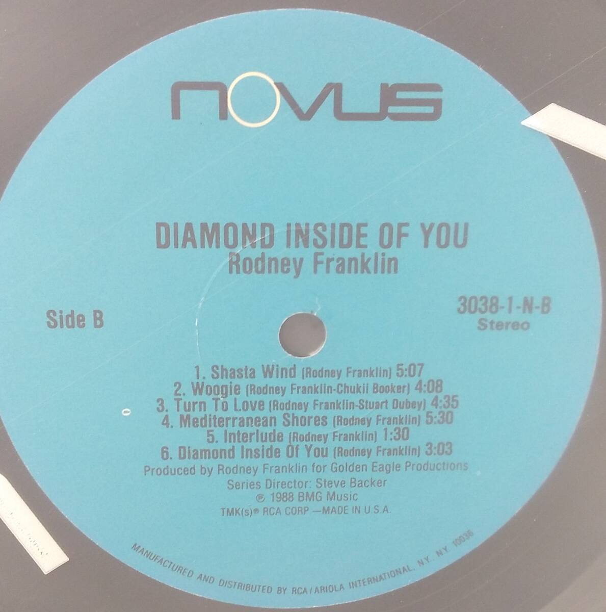 匿名・送料無料！　ロドニー・フランクリン/Rodney Franklin　LP　「Diamond Inside of You」