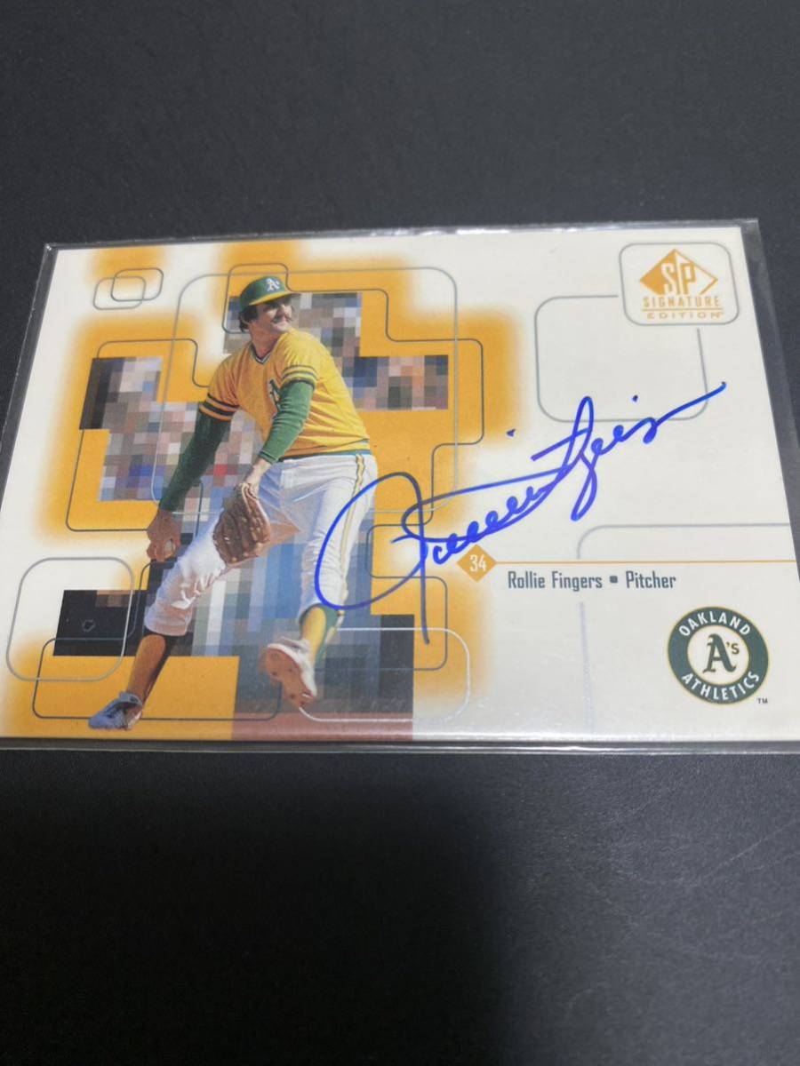 99 Upper Deck SP Signature Edition Rollie Fingers autograph auto ローリー　フィンガース　サイン　直書き　オート_画像1