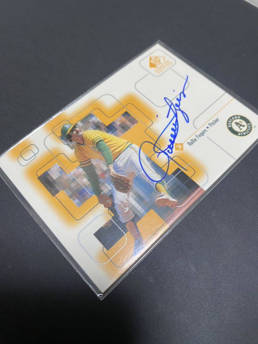 99 Upper Deck SP Signature Edition Rollie Fingers autograph auto ローリー　フィンガース　サイン　直書き　オート_画像2