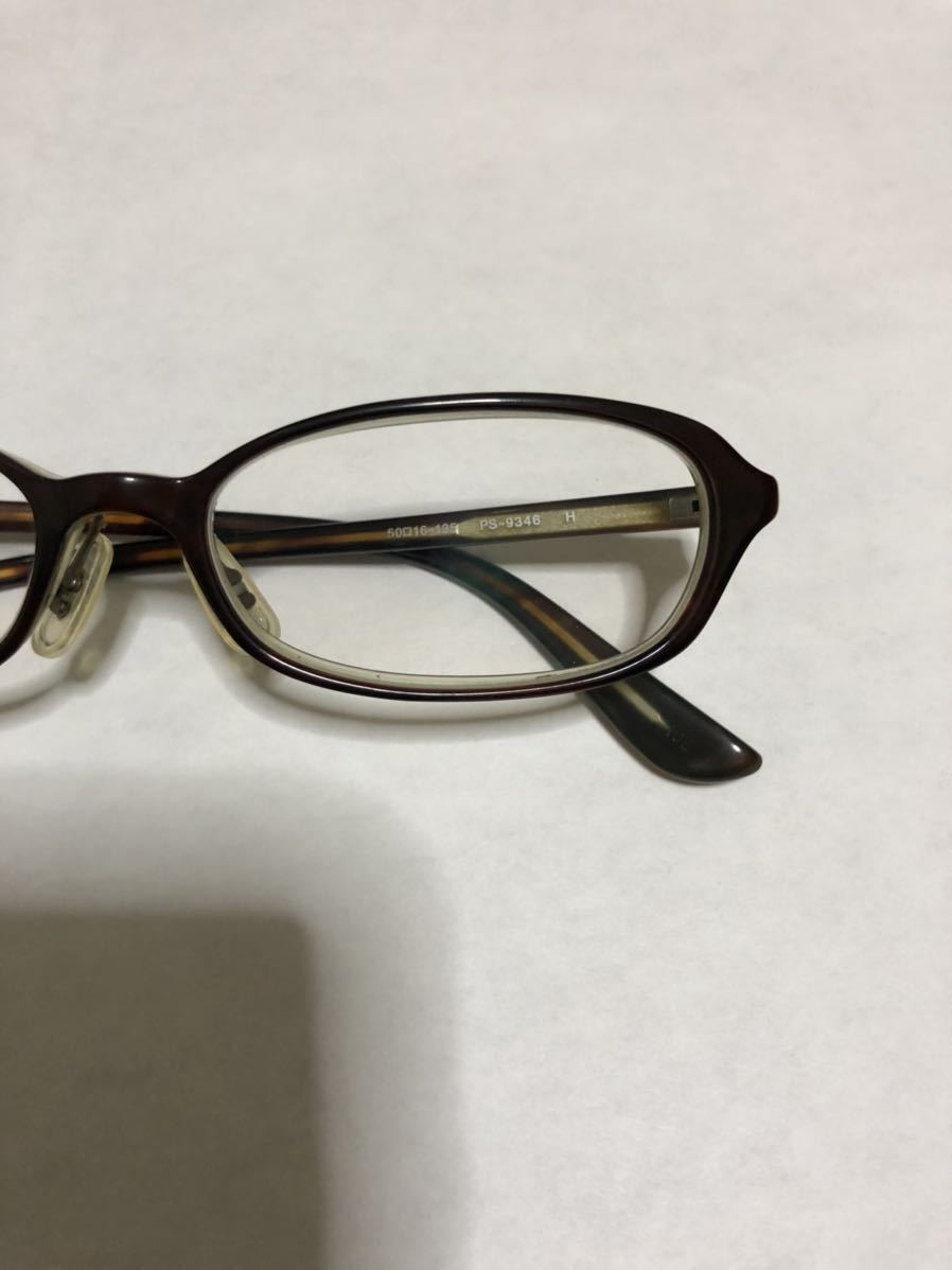ポールスミス 眼鏡　PS-9346 H 中古　度入りレンズ装着済み　セルロイド_画像3