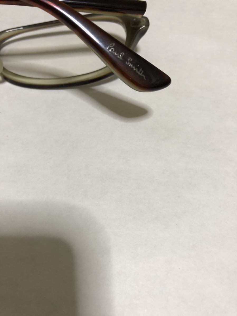 ポールスミス 眼鏡　PS-9346 H 中古　度入りレンズ装着済み　セルロイド_画像6