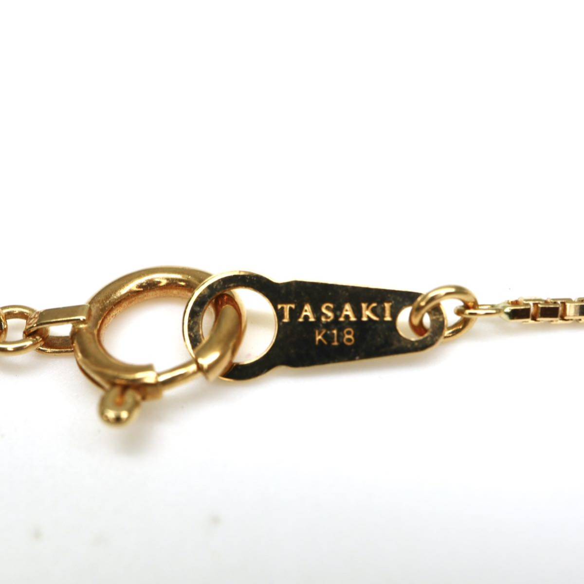 TASAKI(田崎真珠)◆K18 本真珠ネックレス◆F 13.8g 44.0cm パール pearl jewelry necklace EA9/EB4_画像4