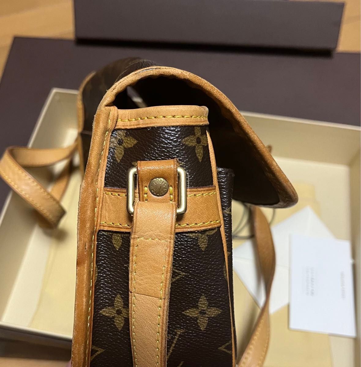 ルイヴィトン LOUIS VUITTON ソローニュ モノグラム ショルダーバッグ 斜め掛け 廃盤　人気　付属品あり 