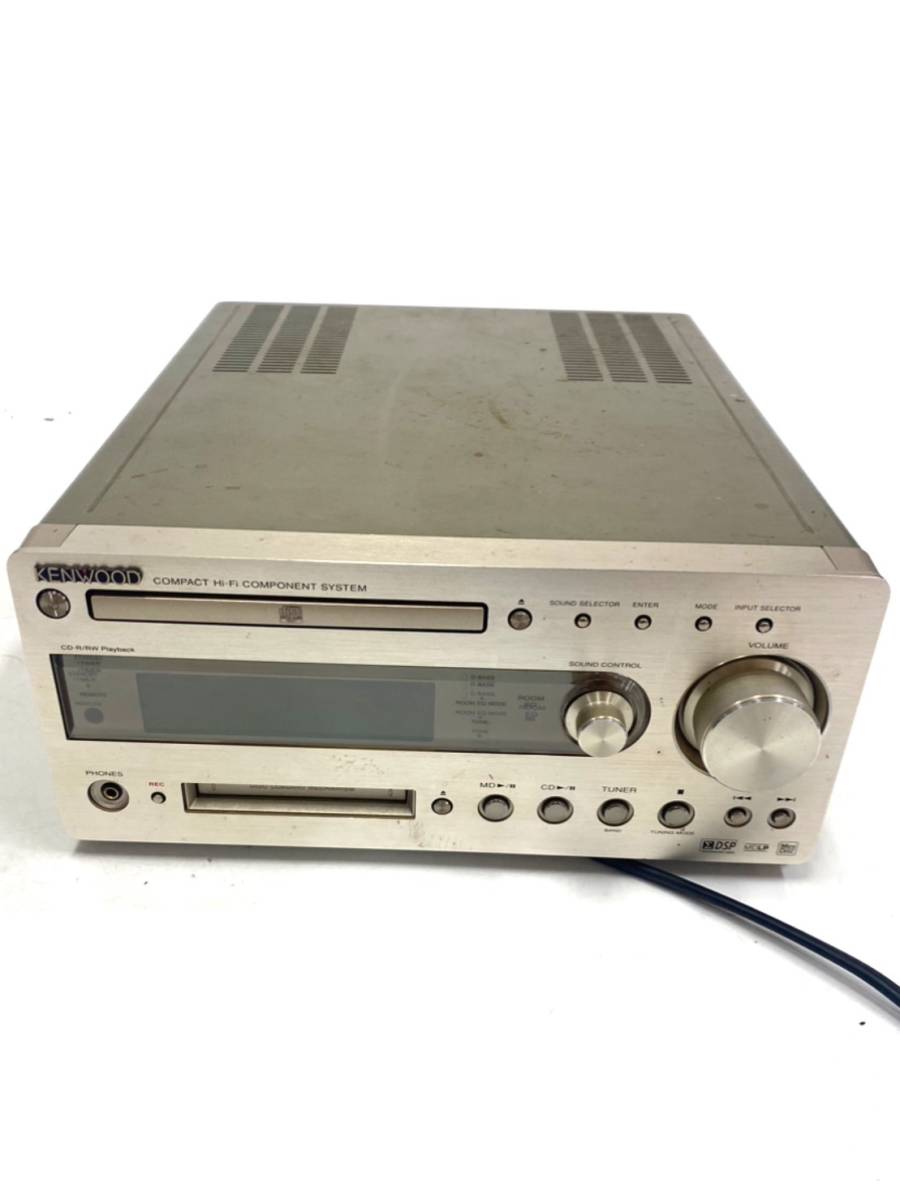  Kenwood KENWOOD R-K700 CD/MD ресивер проигрыватель звуковая аппаратура звук оборудование электризация подтверждено yt011702