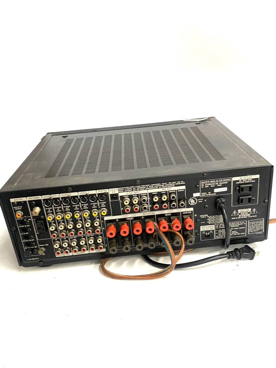 SONY Sony STR-DA555ES digital sinema sound processor FM stereo fm/am receiver electrification has confirmed cc012306