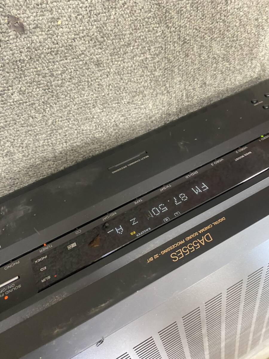 SONY Sony STR-DA555ES digital sinema sound processor FM stereo fm/am receiver electrification has confirmed cc012306