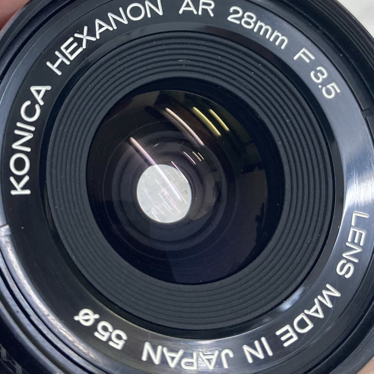 【フード付】コニカ Konica HEXANON AR 28mm F3.5_画像5