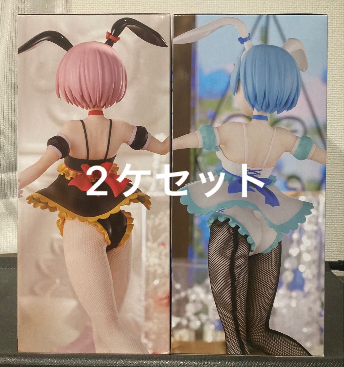 Re:ゼロから始める異世界生活 bicute bunnies figure エアリーコスチュームver..レム&ラム  2ケセット