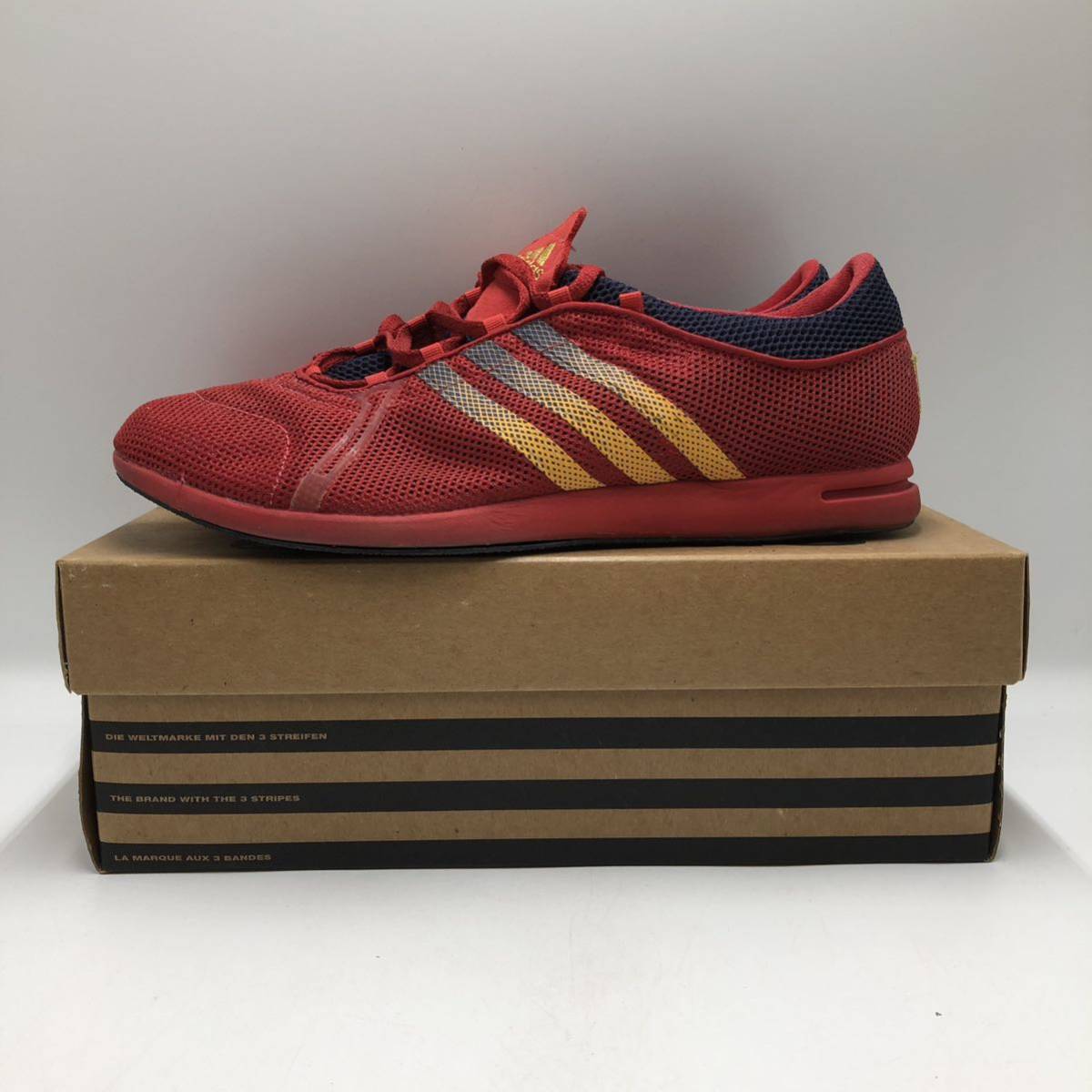 【28cm】Adidas Mangostin Wc Red アディダス マンゴスチン ワールドカップ レッド 赤 通勤 通学 運動靴 靴 スニーカー (147412) 0043_画像3