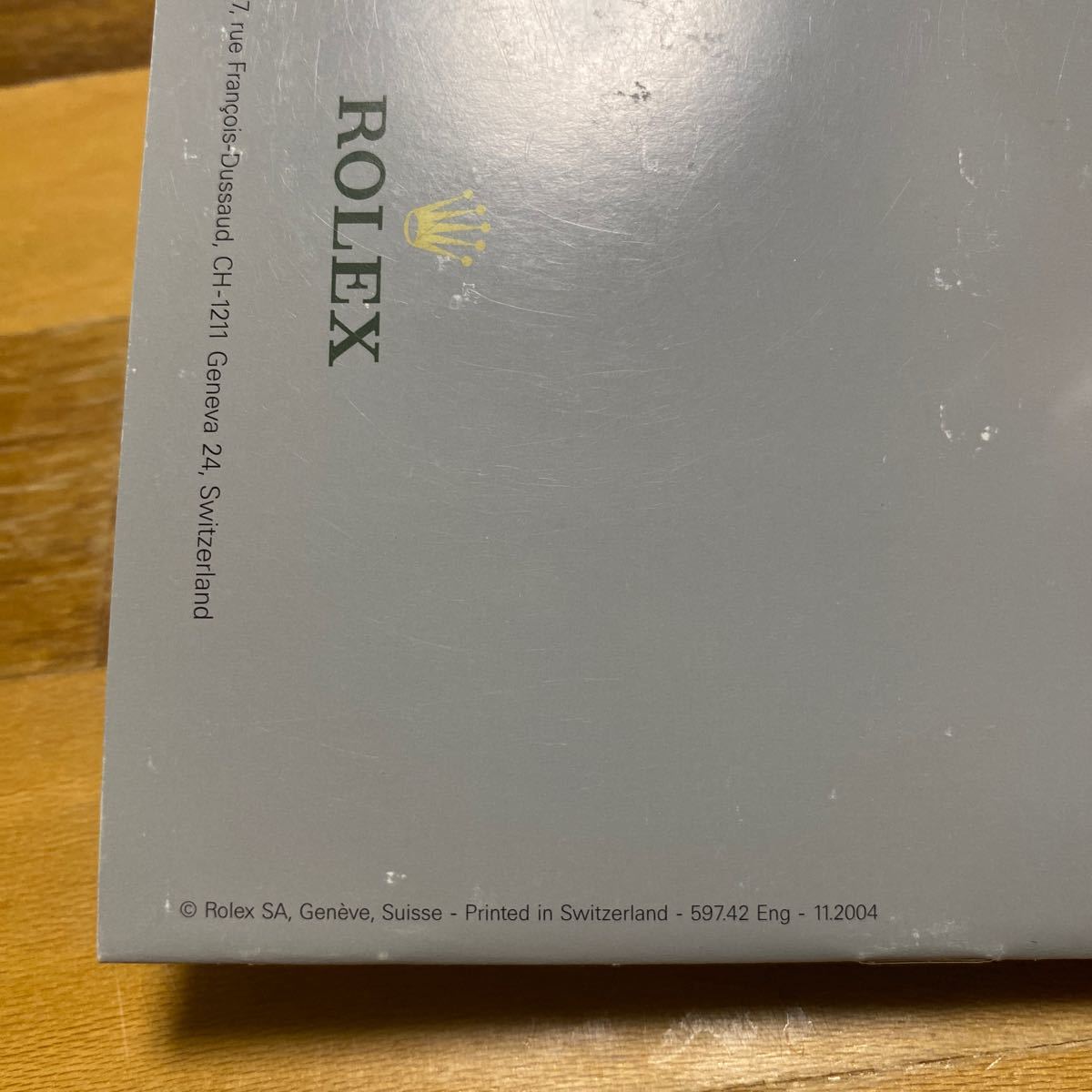 3637【希少必見】ロレックス エクスプローラー冊子 取扱説明書 2004年度版 ROLEX EXPLORER_画像4