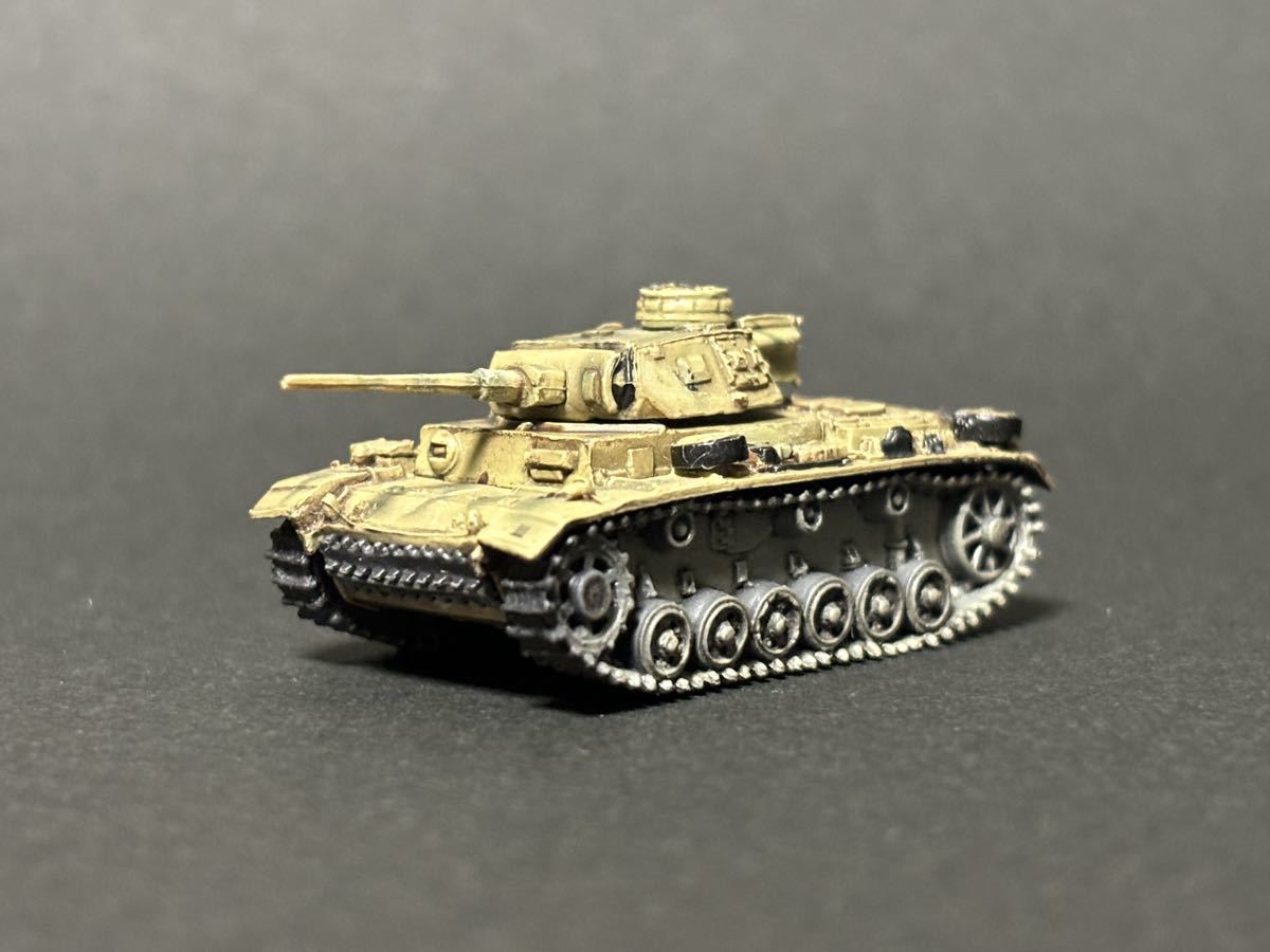 WTM7 1/144 Ⅲ号戦車J型(後期型) 2色迷彩イエローベース WW2 ドイツ【同梱可能】ワールドタンクミュージアム 海洋堂 3号戦車_画像1