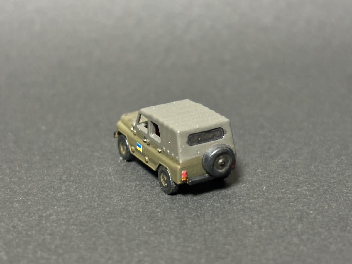 SMV 1/144 UAZ-469 4輪駆動軍用車ウクライナ軍仕様【同梱可】現代 ウクライナ・ロシア ワールドタンク 自作Ver_画像4