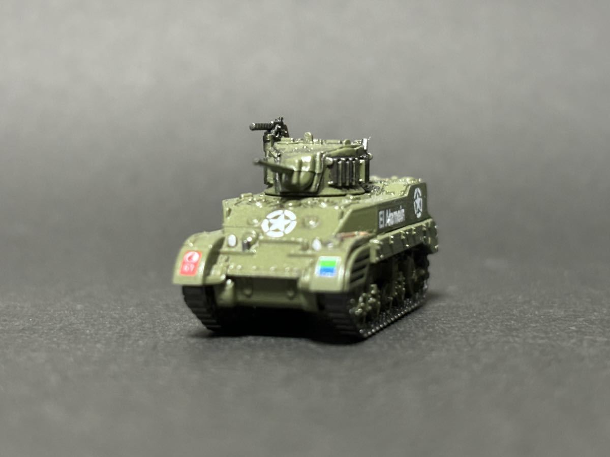 SMV 1/144 M5スチュアート軽戦車 イギリス陸軍仕様【同梱可】WW2 アメリカ ワールドタンク 自作Ver_画像1