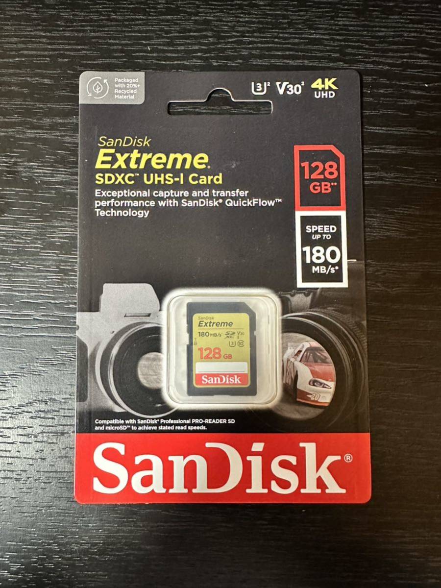 SanDisk (サンディスク)Extreme SDXCカード UHS-I U3 128GB SDSDXVA-128G-GNCINの画像1