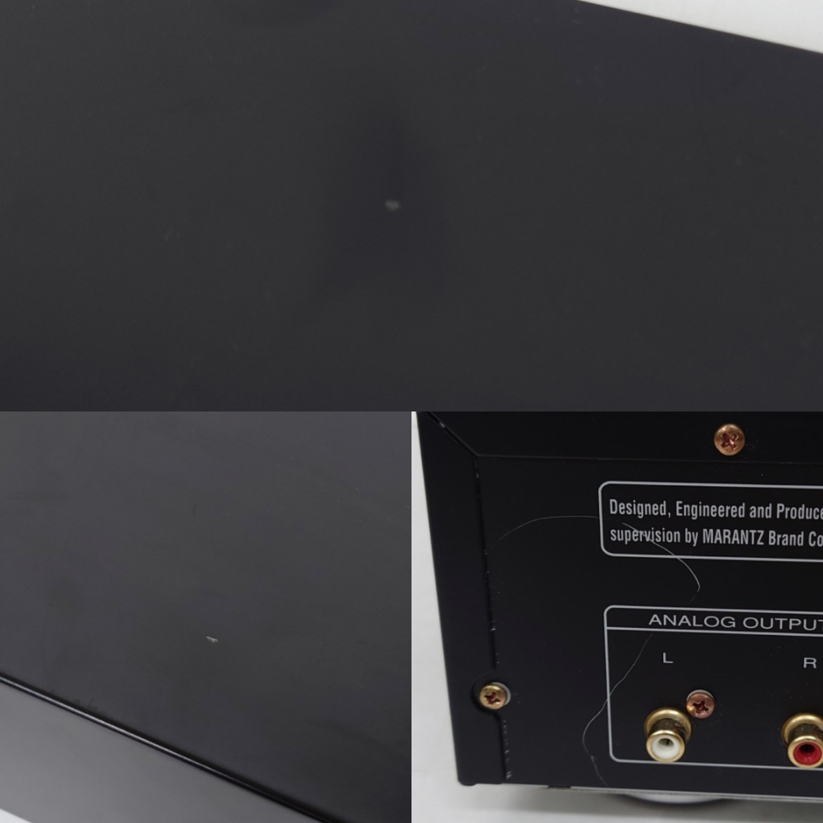 【SR-165】 marantz CD PLAYER CD5003 マランツ CD プレーヤー 2008年製 オーディオ機器 リモコン RC002CD 付 ブラック 動作OK_画像7