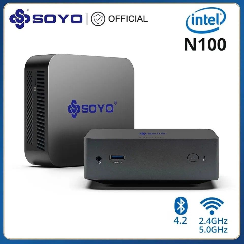 新品 SOYO M2 Plus ミニPC N100 16GB 512GB 小型 デスクトップ