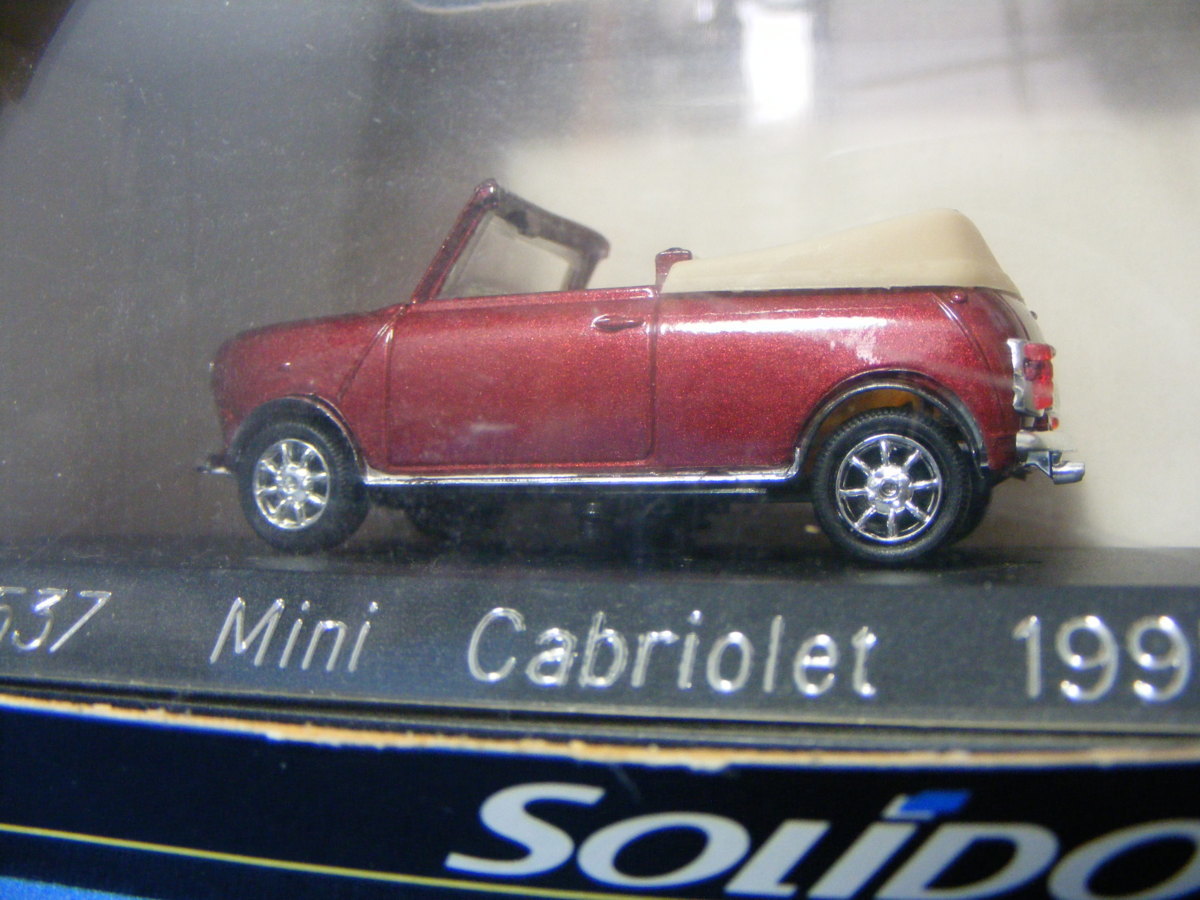 ■ 大人気 1 43 SCALE SOLIDO ソリド 1995 長期保管未開封品 カブリオレ テ RED WINE Mini Cabriolet 送料無料 激安 お買い得 キ゛フト