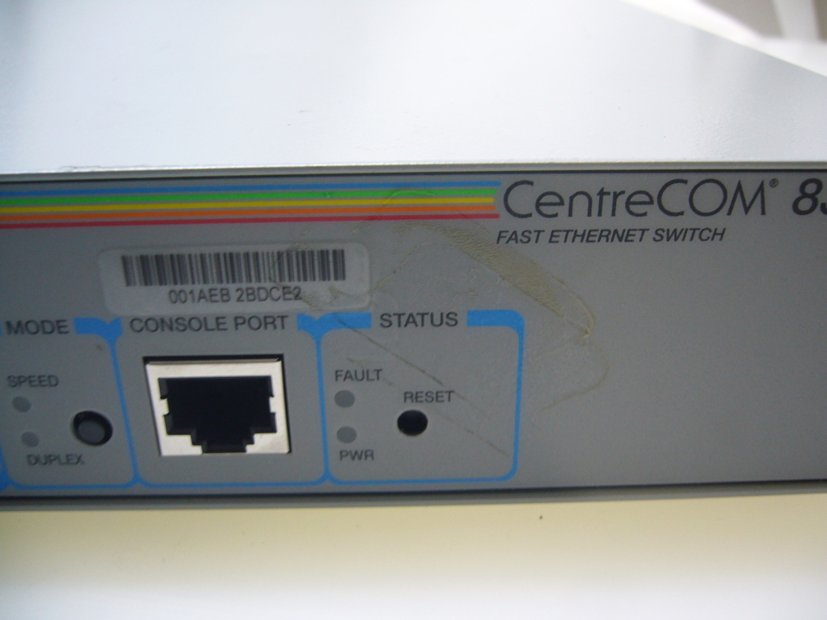 -M- Allied Telesis CentreCOM 8316XLre year 2 intelligent switch used [ operation not yet verification ]