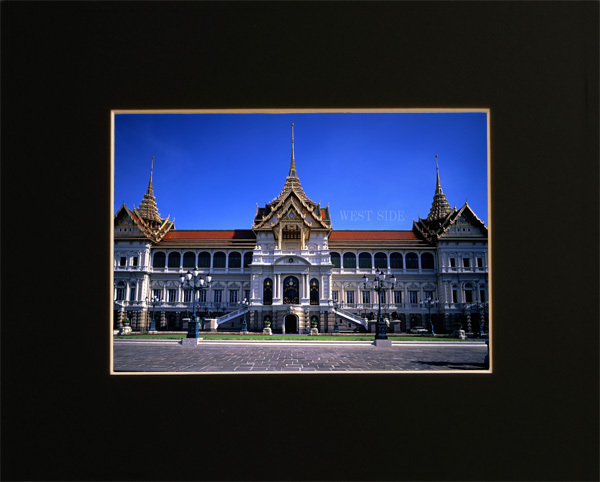 【特価】 □　タイ　バンコク A3サイズ写真 額縁付 2　風景写真　★ 王宮 自然、風景