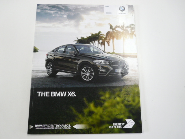 まとめ買い BMW カタログ X6 【SALE／55%OFF】 DBA-KU30S CBA-KU44S DBA-KU30