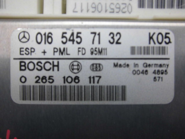 * Benz S600L W140 S Class 95 year 140057 ESP+PML computer ( stock No:A14477)