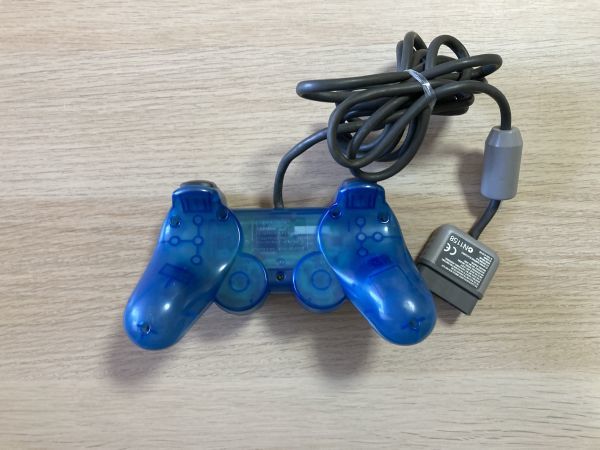 PS1 peripherals controller clear blue [ control 17402][B]