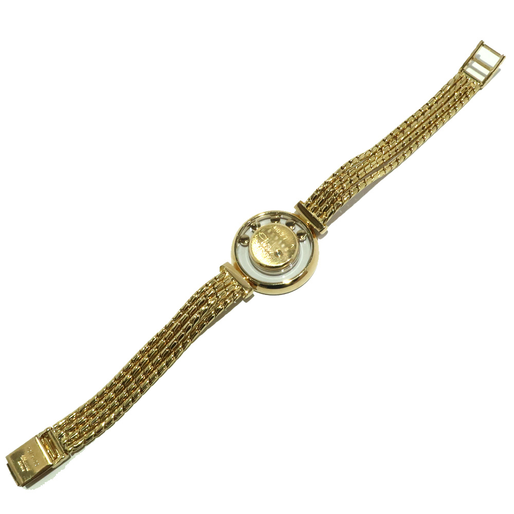 [ Tempaku ] Chopard happy бриллиант 20/5180 18K 750 желтое золото женский 24mm кварц наручные часы 