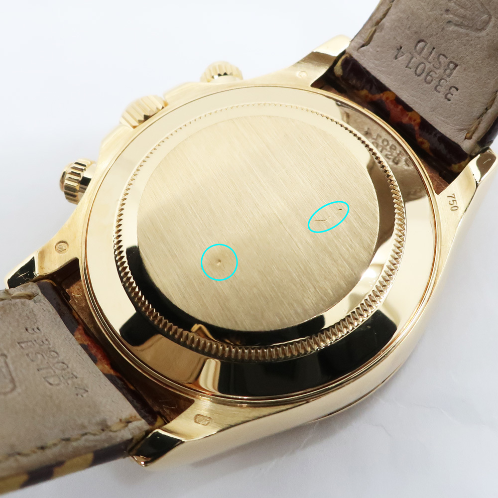 【天白】ロレックス デイトナ レパード 116598SACO クロノ K18 ダイヤ 仕上 メンズ 腕時計_画像4