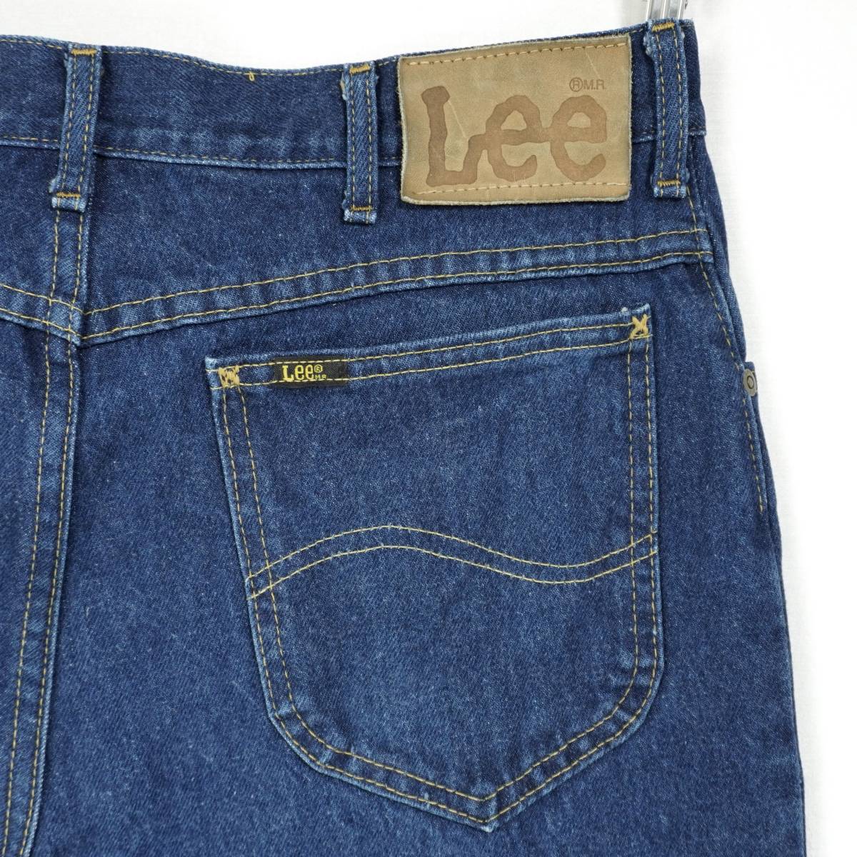 Lee 202 INDIGO DENIM PANTS USA 1980s Lee24003 Vintage リー インディゴ デニムパンツ ジーンズ アメリカ製 1980年代 ヴィンテージ_画像4