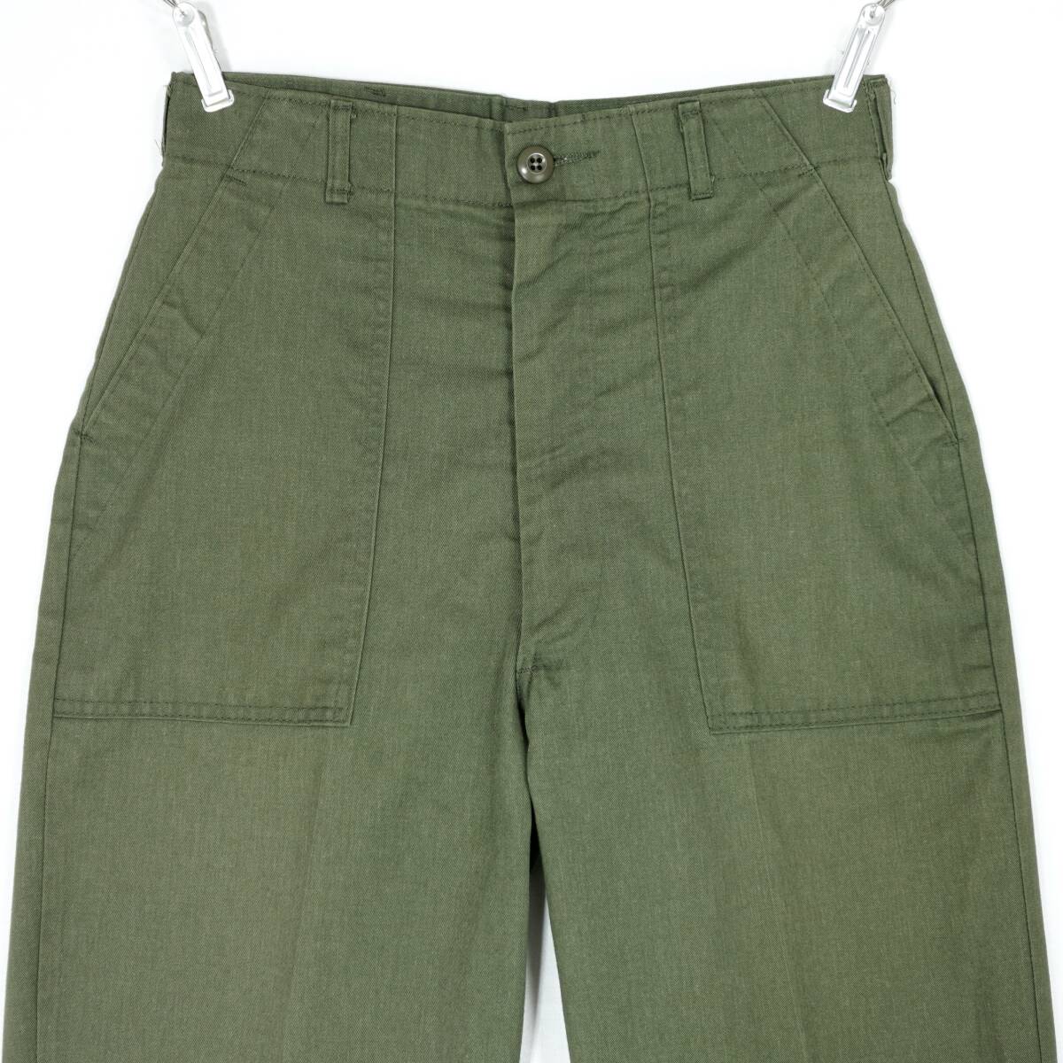 US ARMY UTILITY TROUSERS OG-507 1985s W30 L33 MIL24009 Vintage アメリカ軍 ベイカーパンツ 1980年代 アメリカ製 ヴィンテージ_画像3