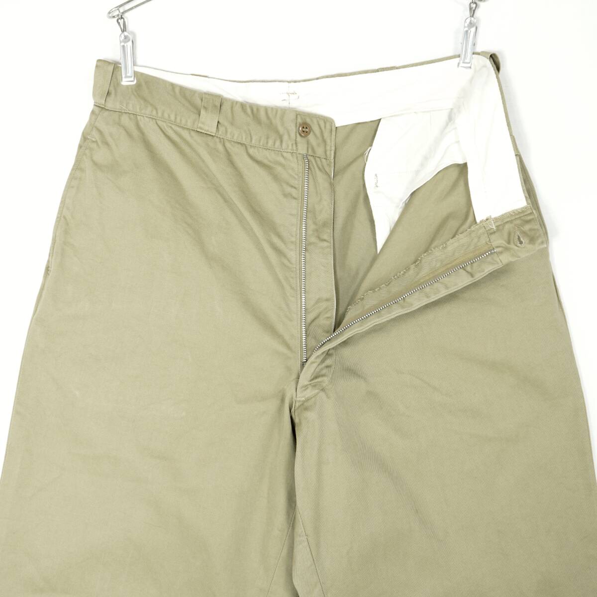 US ARMY KHAKI CHINO TROUSERS 1960s MIL24011 Vintage アメリカ軍 カーキチノ チノパン 1960年代 ミリタリー ヴィンテージ_画像4