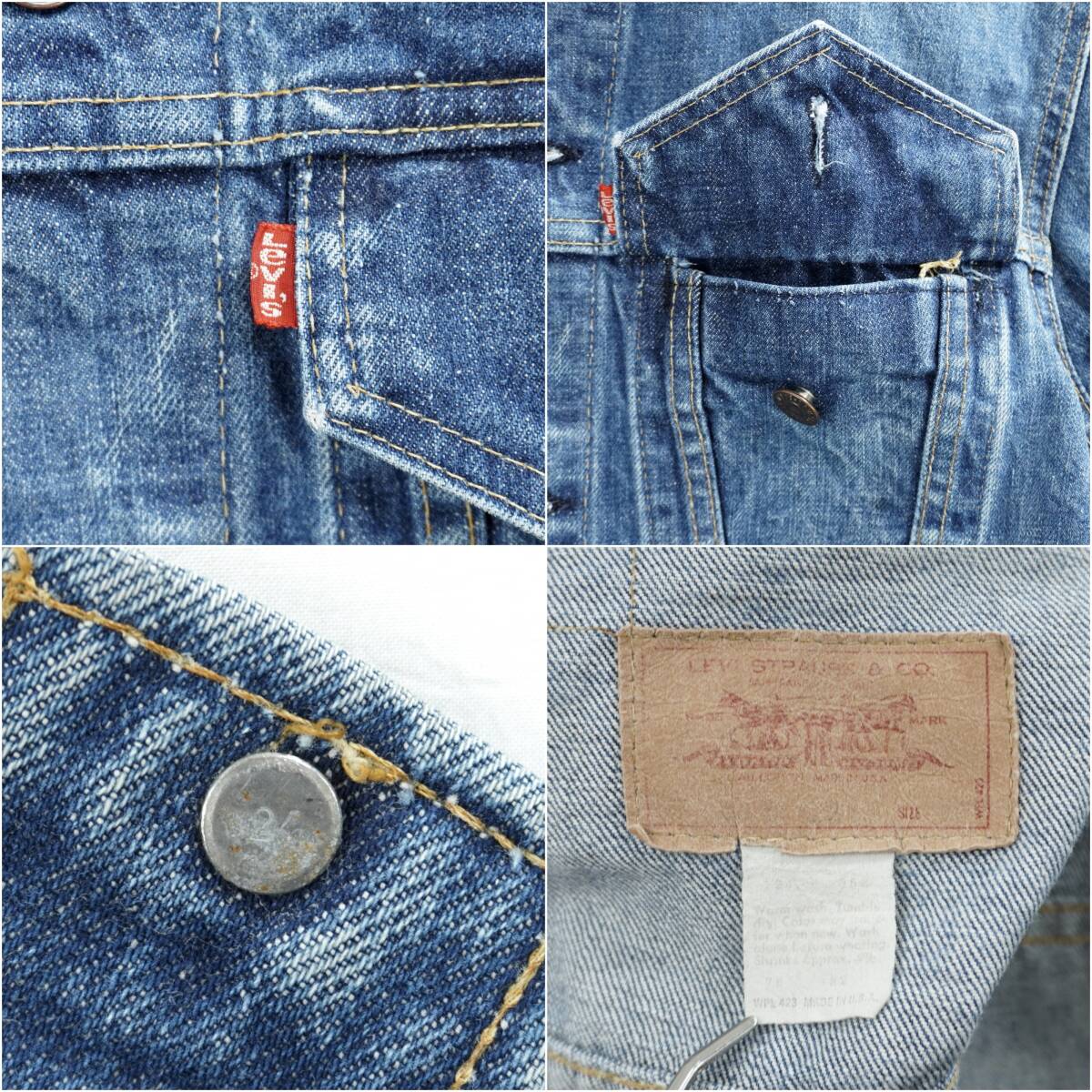 Levi's 71205 DENIM JACKET 1970s 304264 Vintage リーバイス Levi's 71205 DENIM JACKET 1970s 304264 Vintage リーバイス