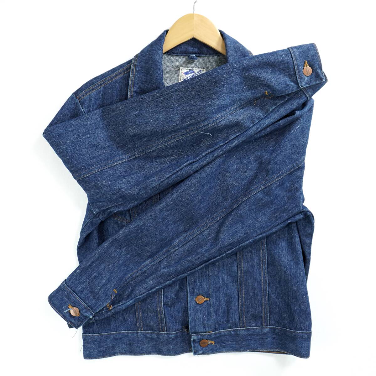WRANGLER NO-FAULT DENIMS JACKET 1980s 304265 Vintage WRANGLER NO-FAULT DENIMS JACKET 1980s 304265 Vintage