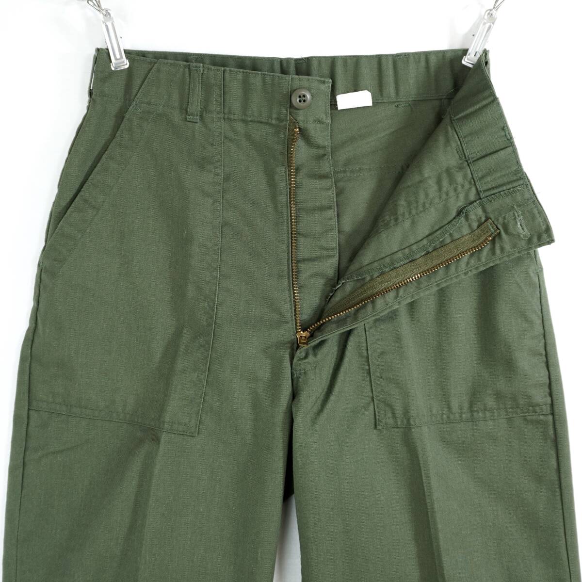 US ARMY UTILITY TROUSERS OG-507 1985s W30 L31 MIL24015 Vintage アメリカ軍 ベイカーパンツ ユーティリティーパンツ 1980年代_画像4