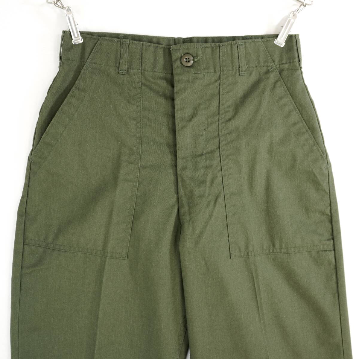 US ARMY UTILITY TROUSERS OG-507 1985s W30 L31 MIL24015 Vintage アメリカ軍 ベイカーパンツ ユーティリティーパンツ 1980年代_画像3