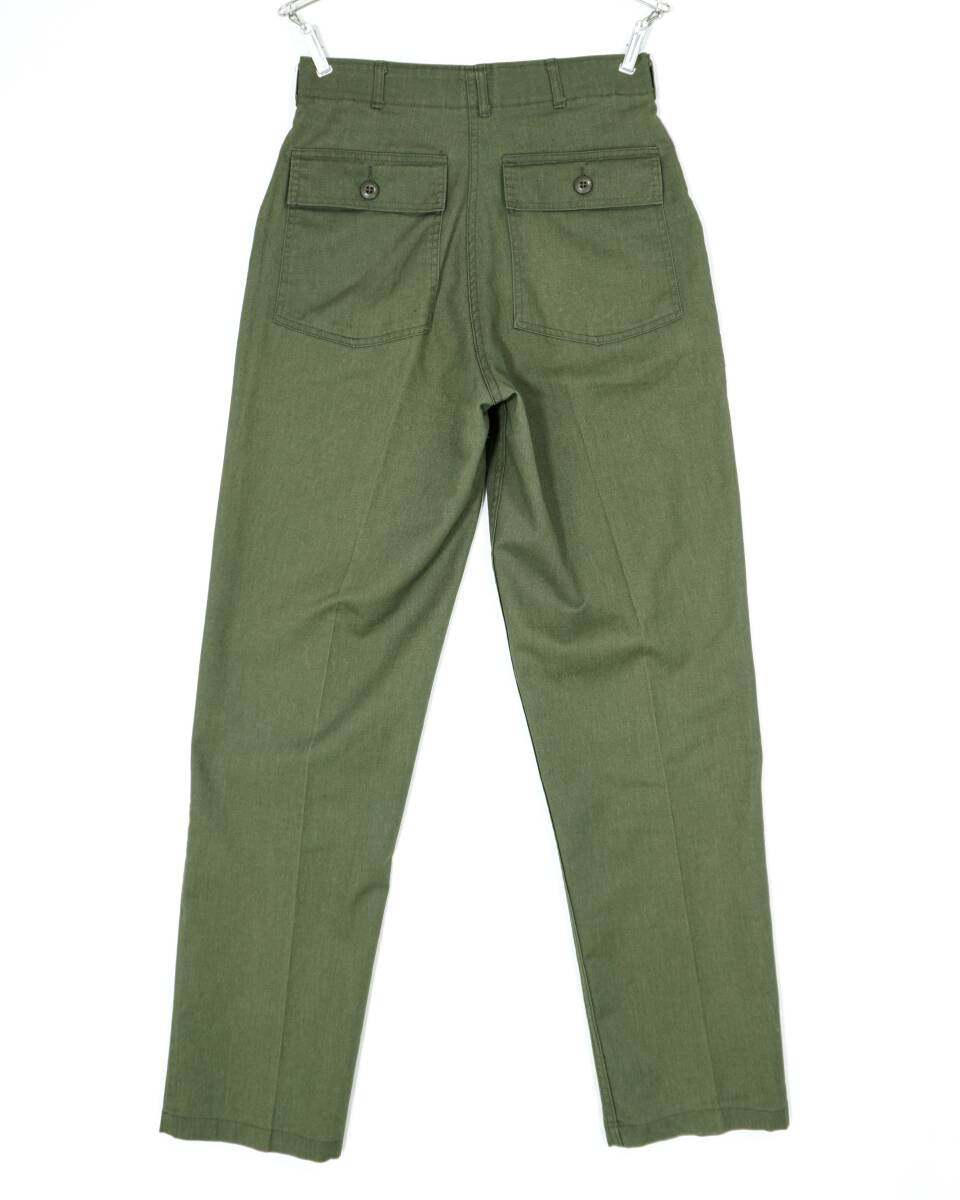 US ARMY UTILITY TROUSERS OG-507 1985s W30 L33 MIL24009 Vintage アメリカ軍 ベイカーパンツ 1980年代 アメリカ製 ヴィンテージ_画像2