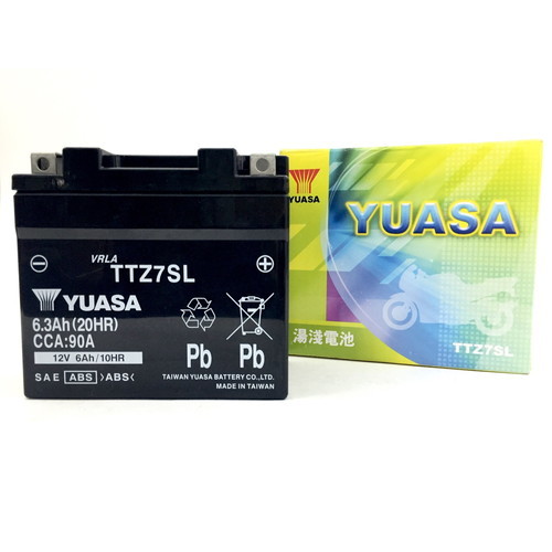 台湾ユアサ(タイワンユアサ) バイク バッテリー TTZ7SL (YTZ7S 互換)液入充電済 密閉型MFバッテリー_画像1