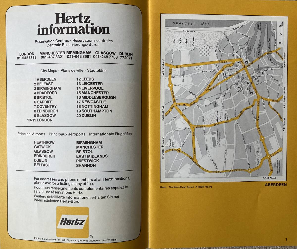 Hertz City Maps (ハーツ社都市地図) フランス編・イギリス編の2冊セット_画像8