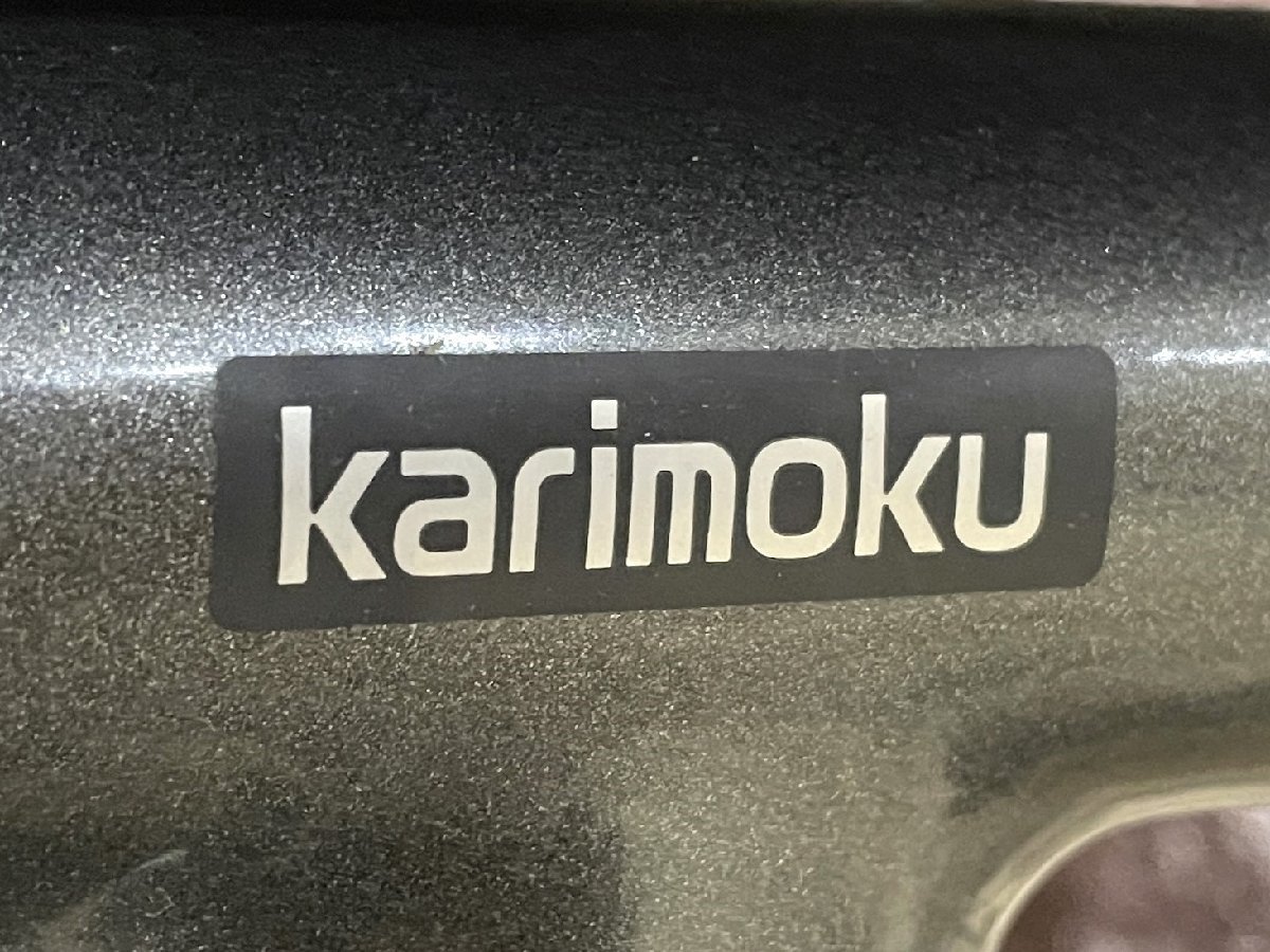 F-12065GK1218Y3YY23R Karimoku エグゼクティブチェア カリモク デスクチェア 肘付きハイバックチェア 店舗引渡歓迎 インボイス制度対応①_画像8