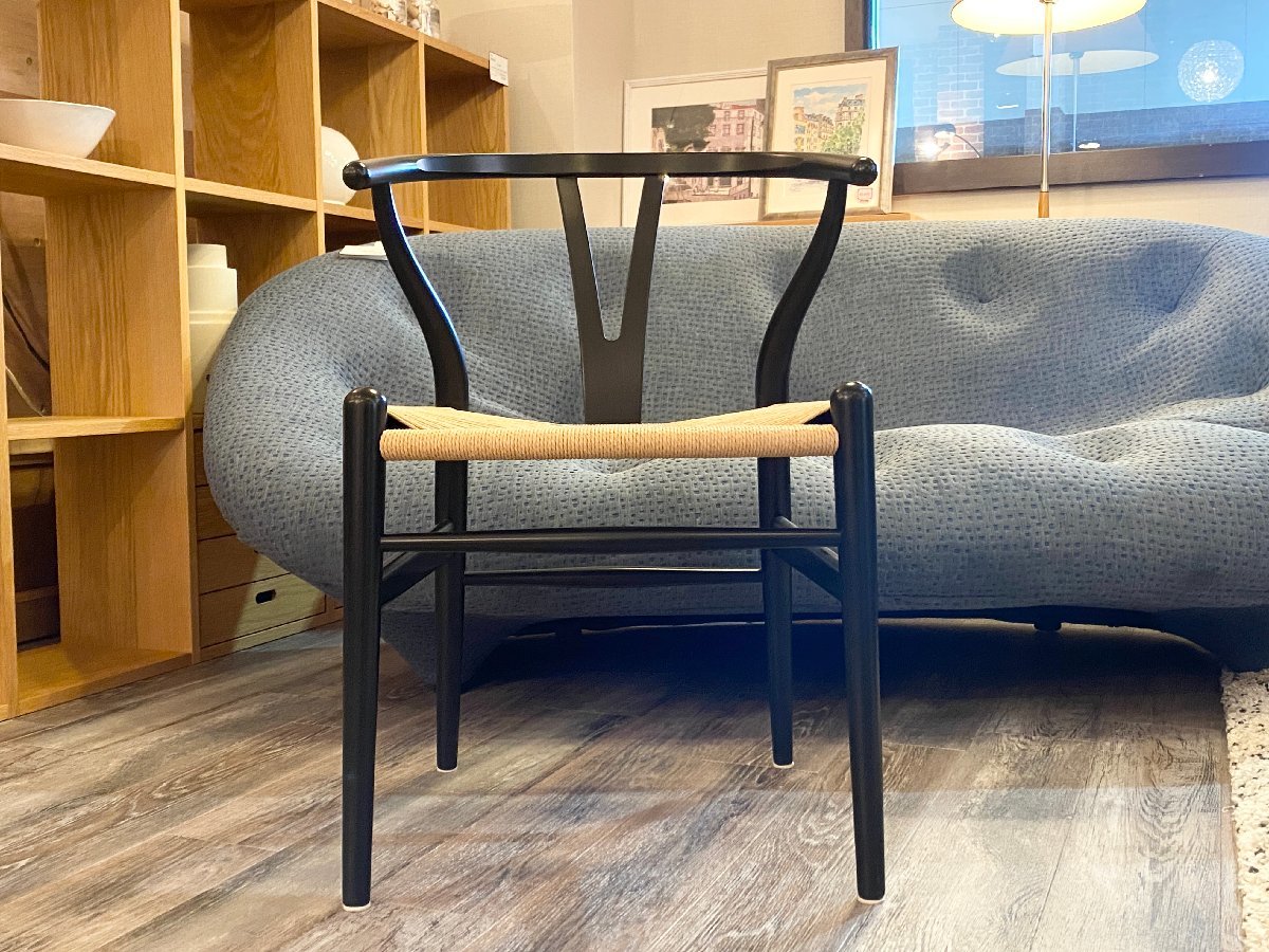 Y-02005GK0203Y3YY24N CARL HANSEN & SON Yチェア CH24 SOFT BLACK カールハンセン&サン ソフトブラック 北欧家具 デザイナーズ家具_画像3