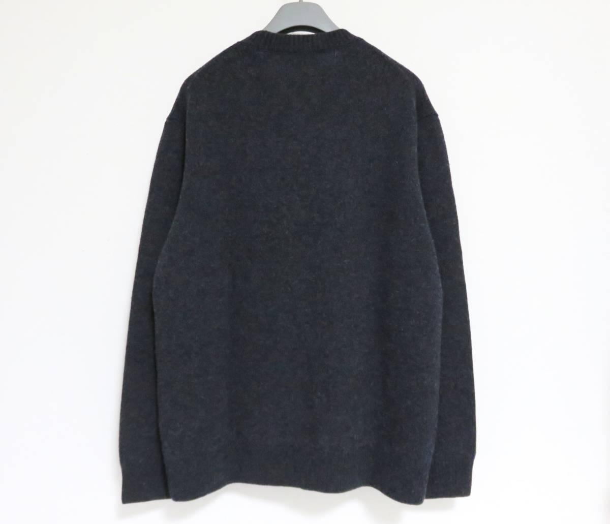 送料無料 定価4.1万 新品 BLUFCAMP Intarsia Sweater M チャコールグレー ブルーフキャンプ ニット セーター_画像5