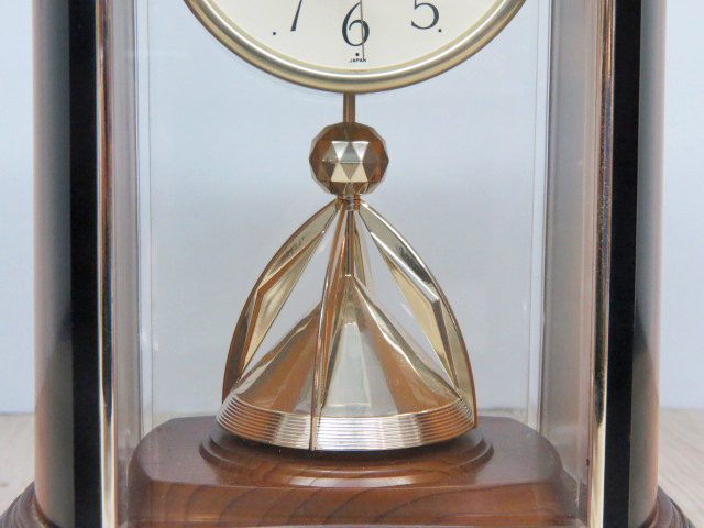 ■ CITIZEN シチズン 置時計 置き時計 時計 木枠 リズム時計 アナログ インテリア 昭和レトロ QUARTZ クォーツの画像5