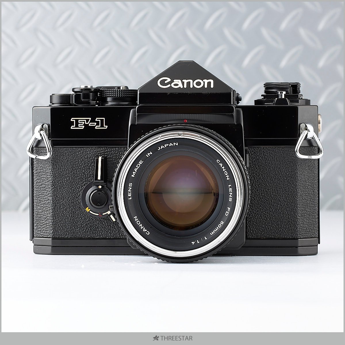 1円～ CANON F-1 後期 アイレベル FD 50mm 1:1.4 セット 実用中古_画像4