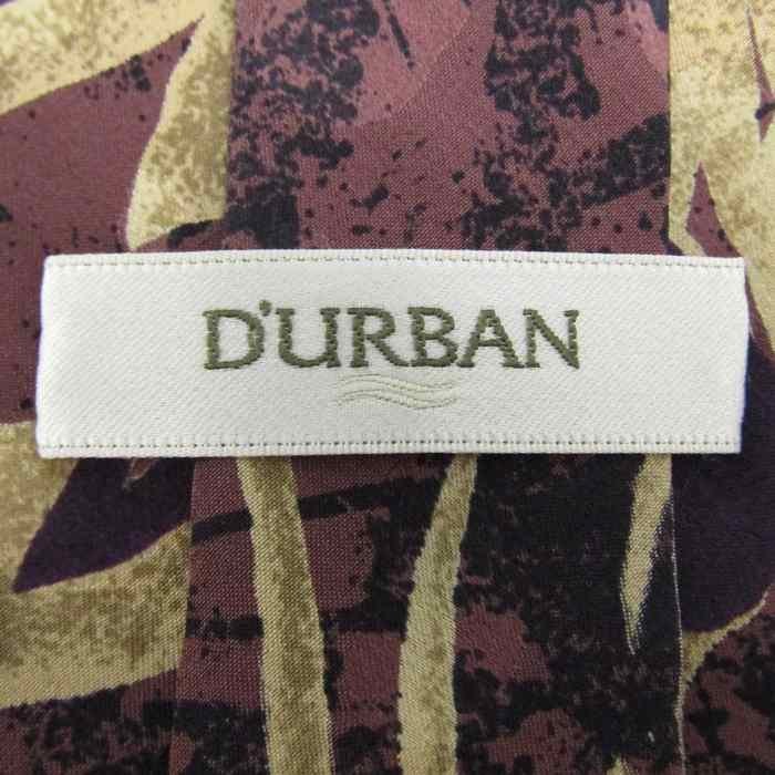 ダーバン ブランド ネクタイ シルク 総柄 メンズ パープル Durban_画像4