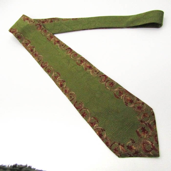  Michel Klein бренд галстук шелк botanikaru рисунок цветочный принт общий рисунок мужской зеленый MICHEL KLEIN