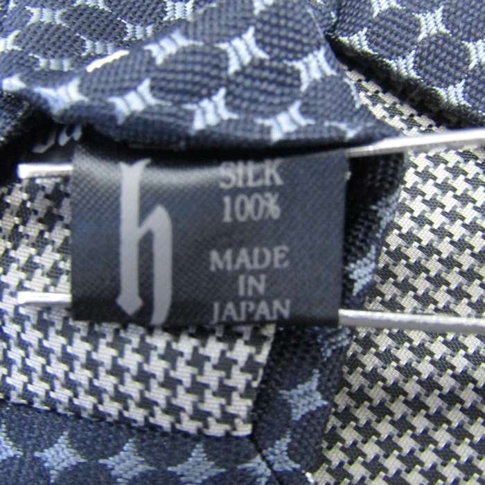 ディージェイホンダ ブランド ネクタイ ドット 小紋柄 シルク 日本製 メンズ ネイビー dj honda_画像5