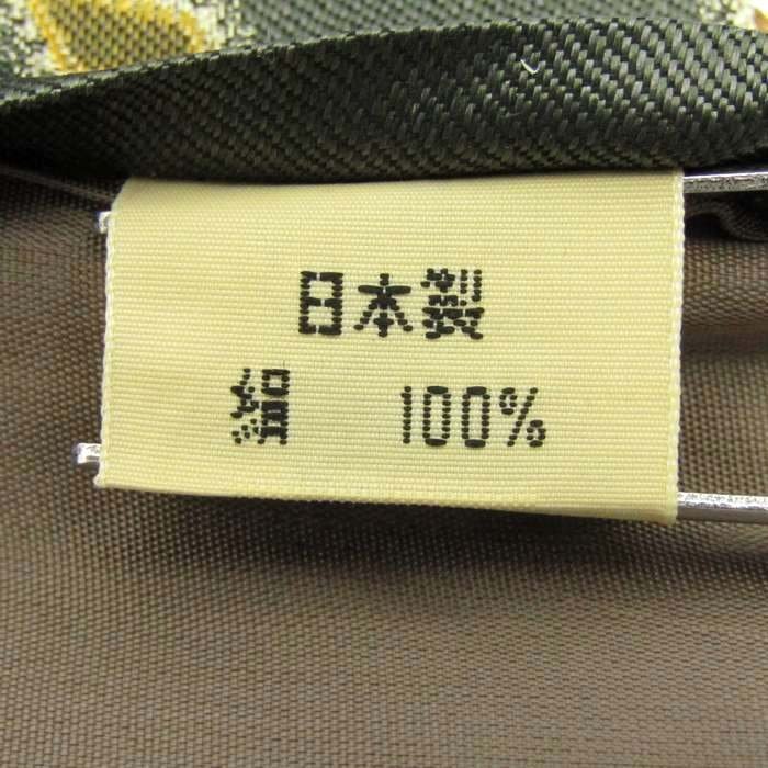  I m Pro duct brand necktie fine pattern pattern geometrical pattern panel pattern silk made in Japan men's khaki im product